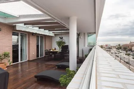 LUXURY PENTHOUSE near beach/Seaview Valencia Exterior foto